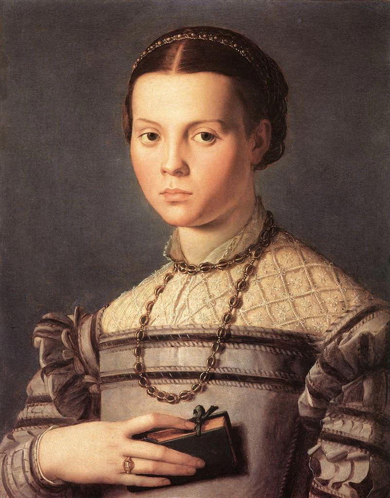 119-Ritratto di giovane donna con il messale-Galleria degli Uffizi, Florence 